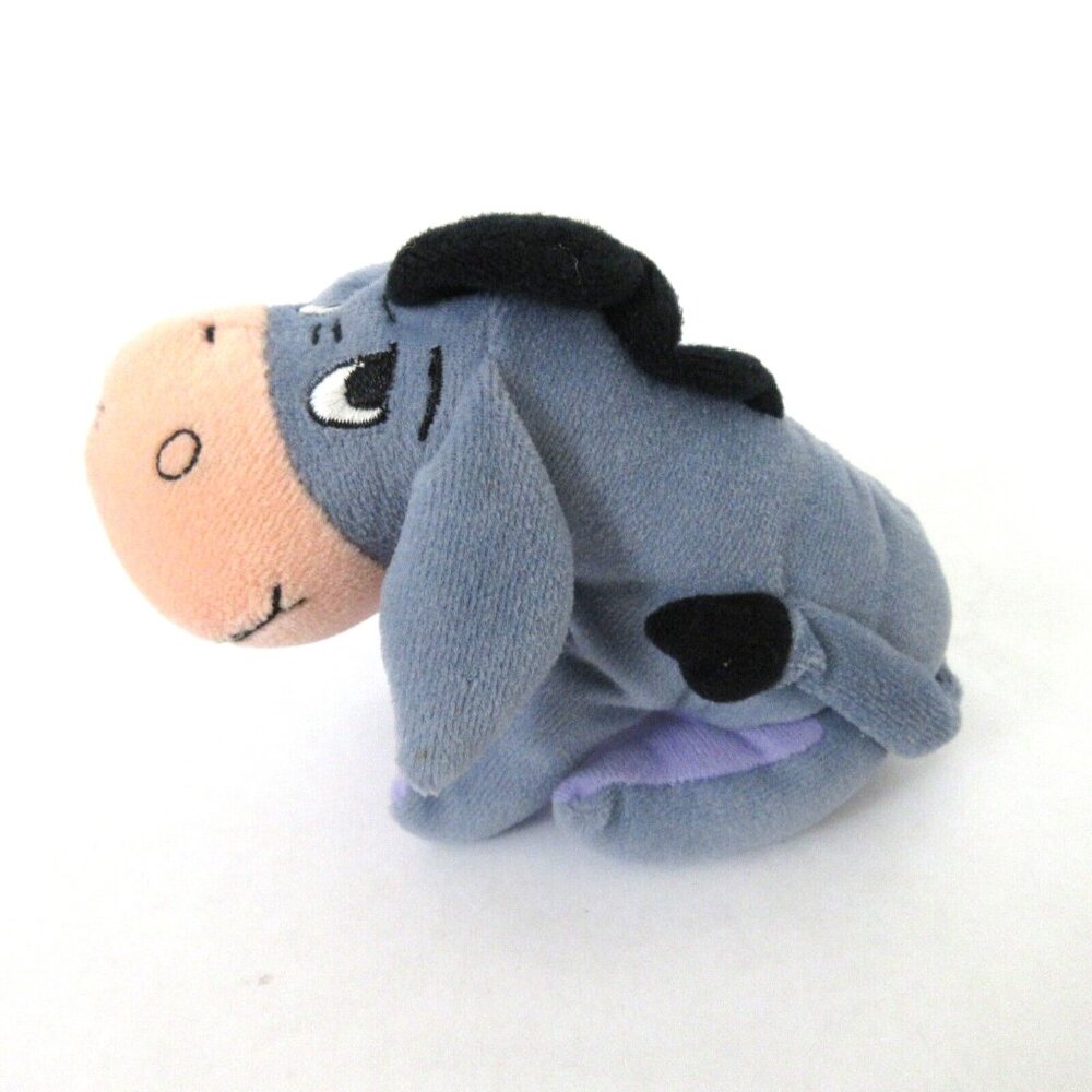 Disney The First Years EEYORE 5" Baby Rattle Plush Bean Bag Toy Winnie Pooh